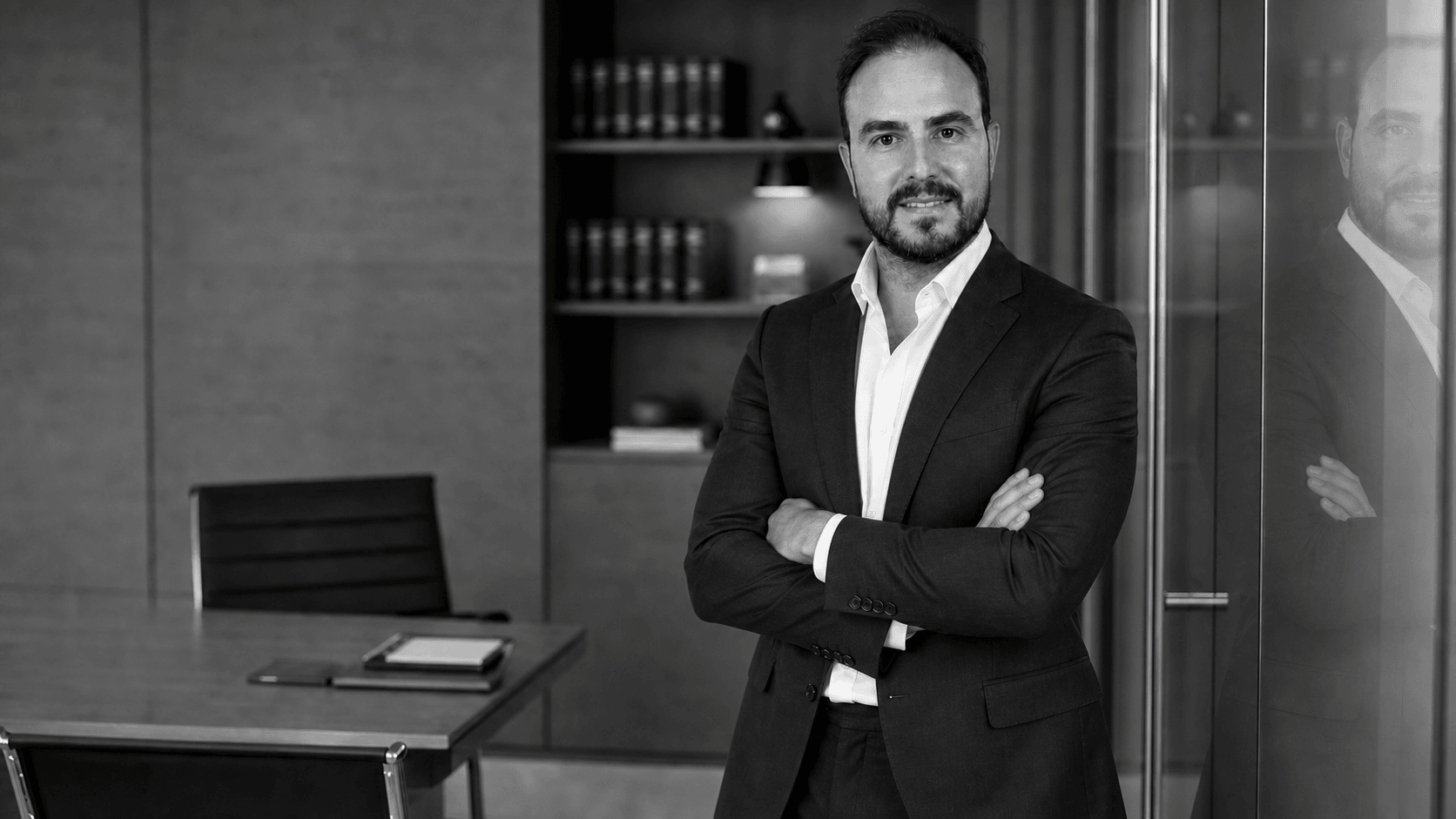 Fernando Casado Arias, abogado, en su despacho